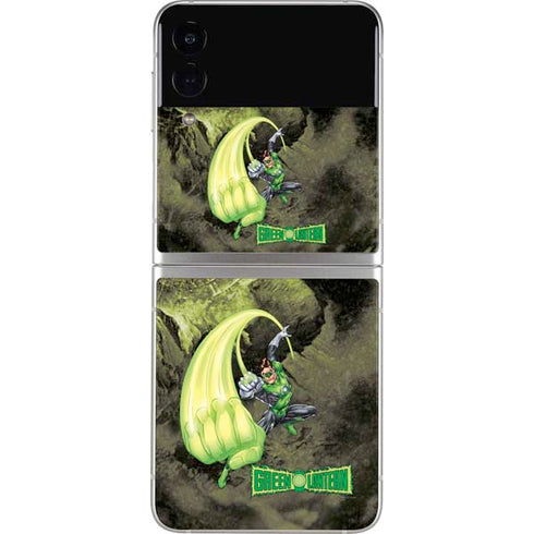 DC Comics Green Lantern Super Punch Galaxy Z Flip3 5G Skin